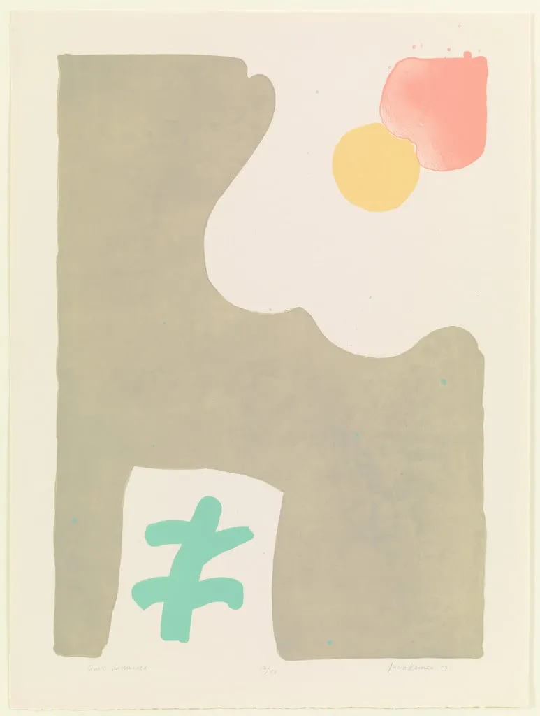 Untitled, by Jacob Kainen, ink, 1973
