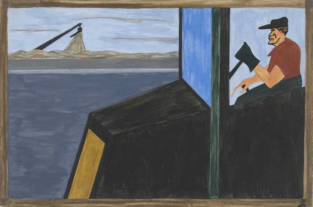 Untitled, by Jacob Lawrence, tempera, 1940