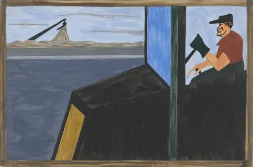 Untitled, by Jacob Lawrence