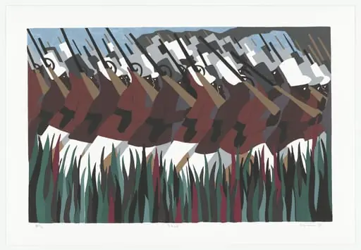Untitled, by Jacob Lawrence
