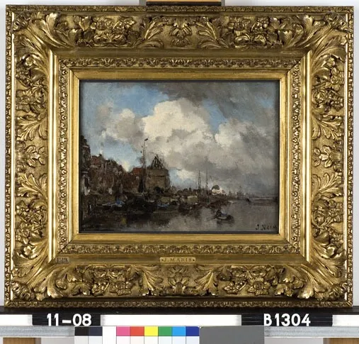 De Schreierstoren te Amsterdam, by Jacob Maris, oil, 1890