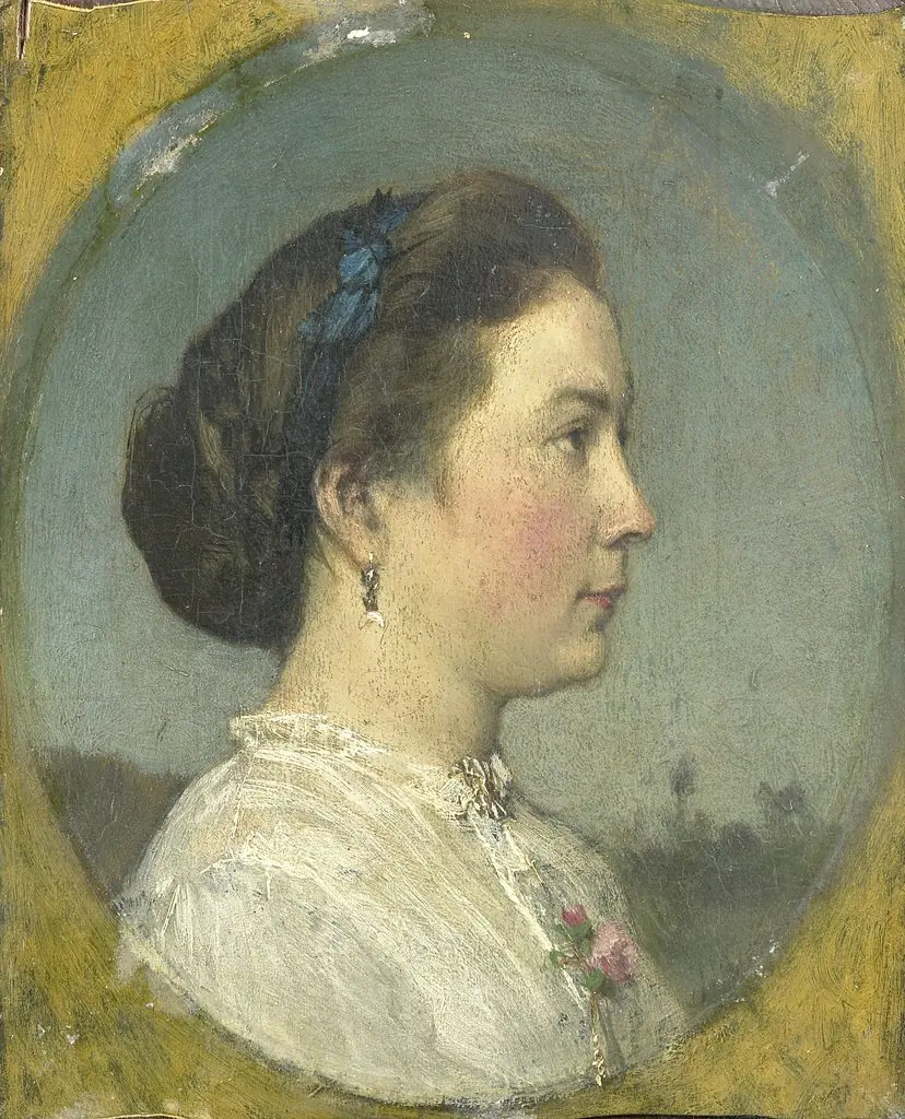 Portrait of Catharina Hendrika Horn, the Artist's Wife, by Jacob Maris