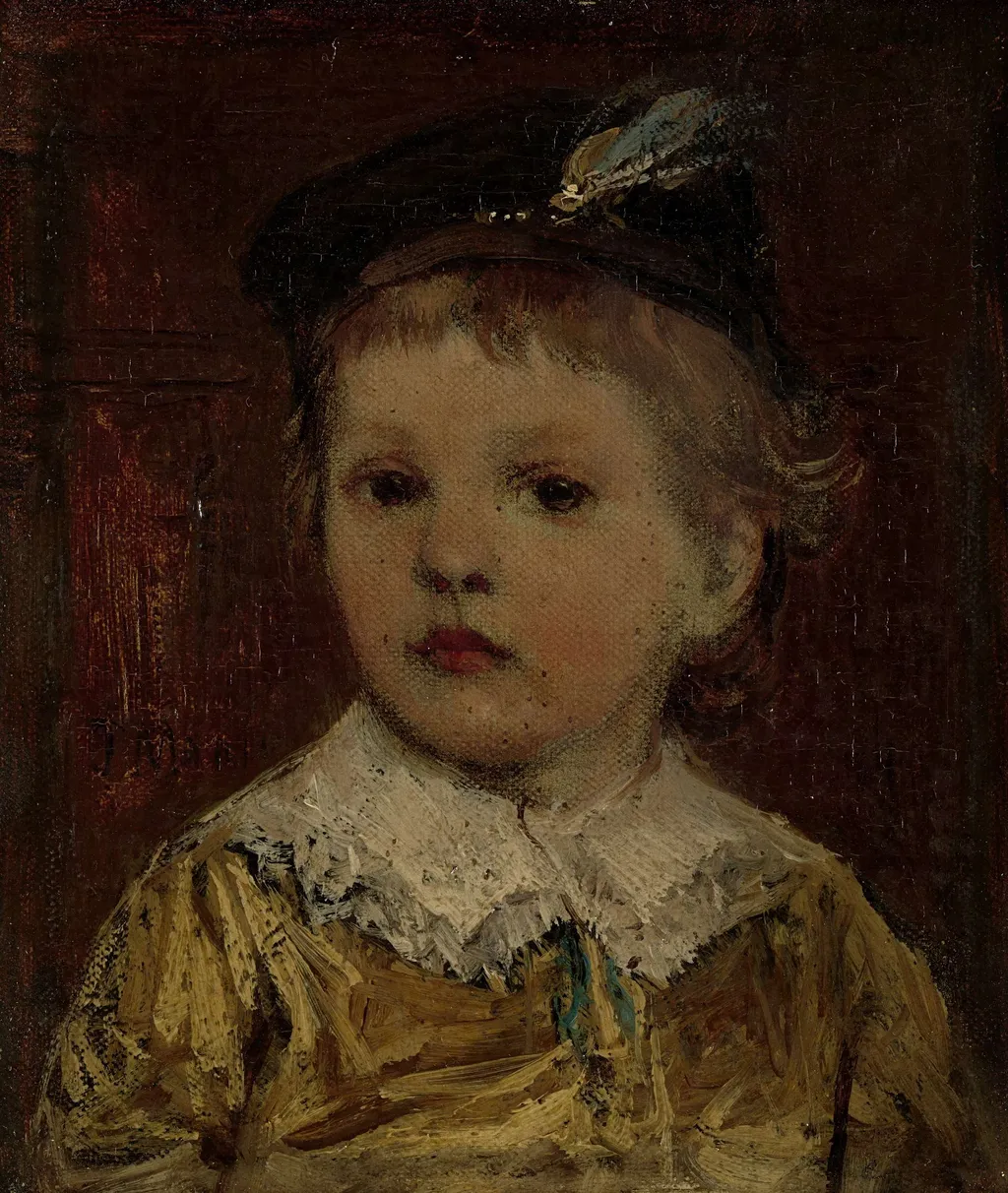 Portrait of Willem, by Jacob Maris, oil, 1888