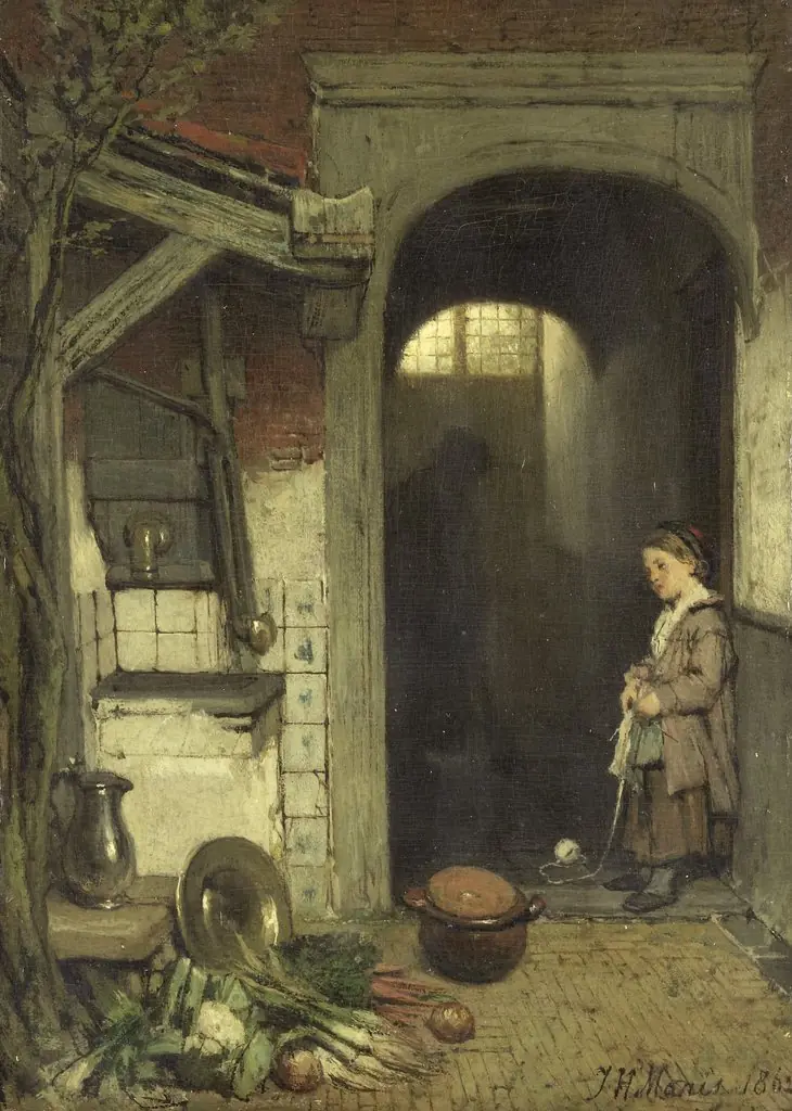 Small Courtyard, by Jacob Maris