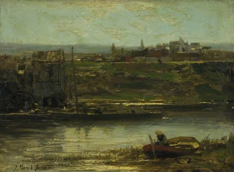 The Watermill, Bougival, by Jacob Maris