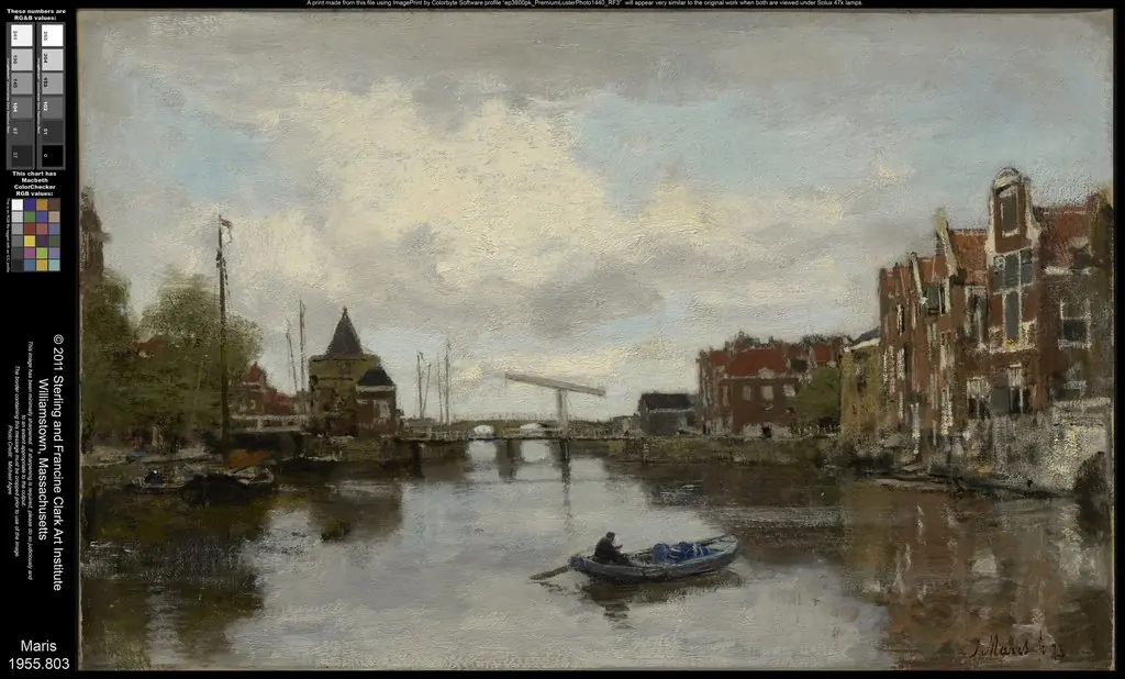 View of a Dutch City with the Schreierstoren in Amsterdam, by Jacob Maris