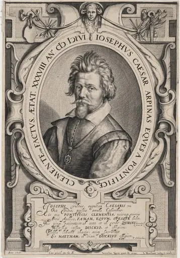 Cesare d'Arpino, by Jacob Matham