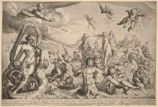 The Triumph of Neptune and Thetis, by Jacob Matham