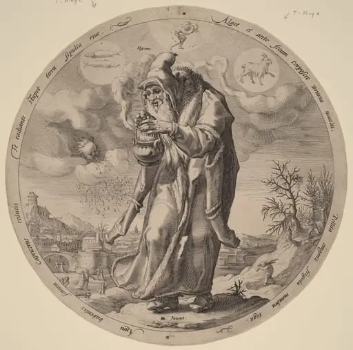 Winter, by Jacob Matham