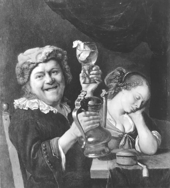 Genrebild (?), by Jacob Ochtervelt, unspecified, 1658