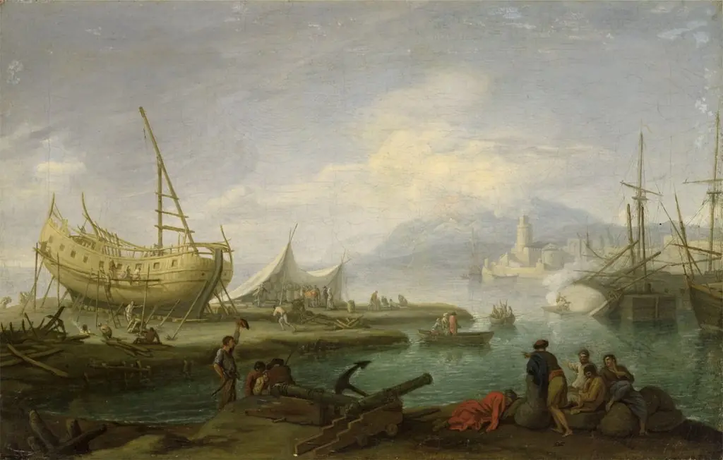 Coastal Landscape, by Jacob Philipp Hackert