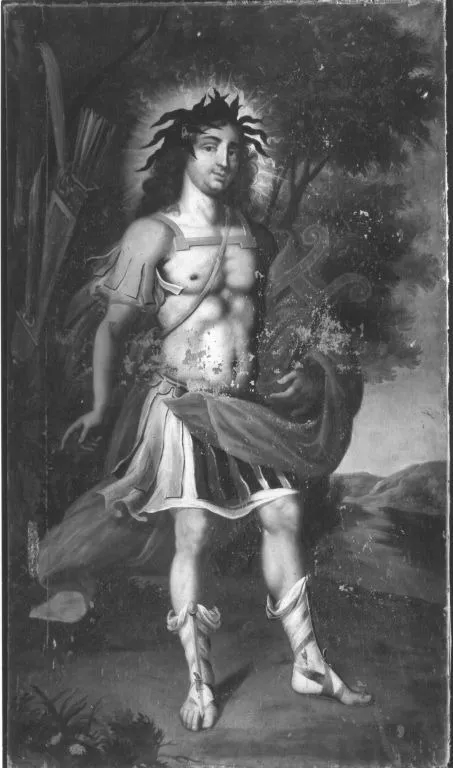 Phoebus Apollo, God of the Arts, by Jacob Potma, oil, 1647