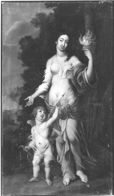 Venus und Amor, by Jacob Potma, unspecified, 1647