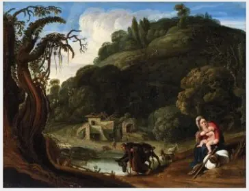 Rest on the Flight into Egypt, by Jacob Pynas