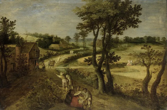 Landscape with Corn Fields