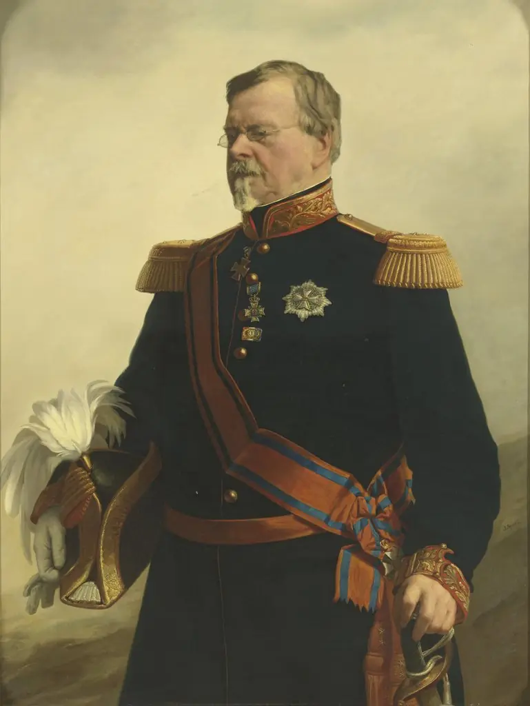 Bernhard (1792-1862), hertog van Saksen-Weimar. Generaal in Nederlandse dienst, by Jacob Spoel