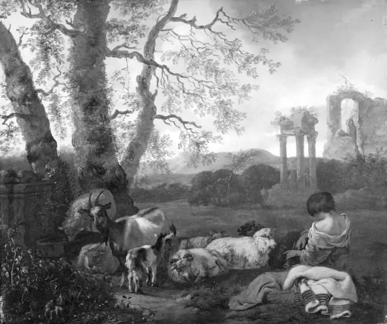 Sheep and Goats, by Jacob van der Does