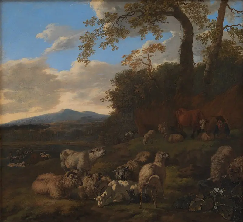 The Flock of Sheep, by Jacob van der Does