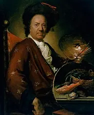 Self-portrait, by Jacob van der Kerckhoven, oil, 1694