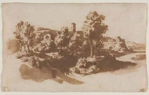 Landscape with Fortification Between Marino and Frascati, by Jacob van der Ulft
