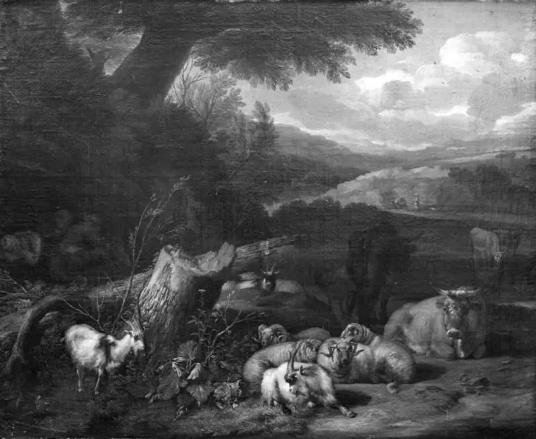 Italian Scenery with Cattle