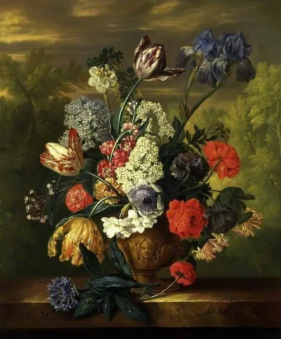 Twelve Months of Flowers: April, by Jacob van Huysum