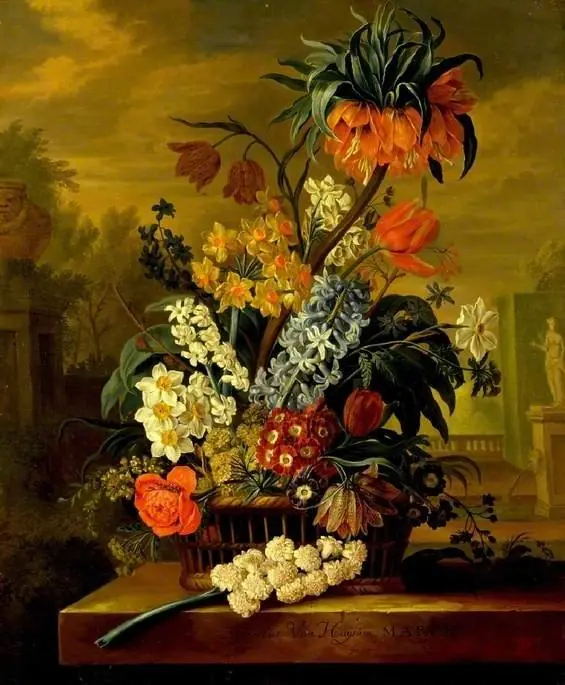 Twelve Months of Flowers: March, by Jacob van Huysum