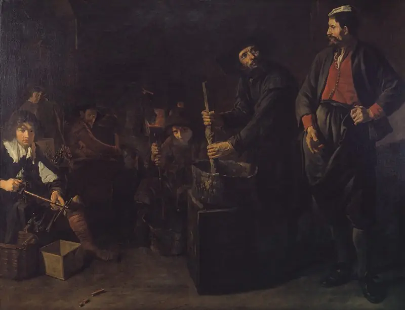 A Glass and Coral Factory, by Jacob van Loo