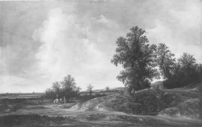 Country lane, by Jacob van Moscher