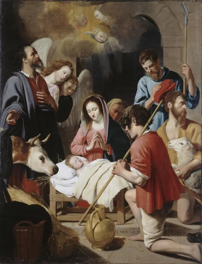 Adoration of the Shepherds, by Jacob van Oost