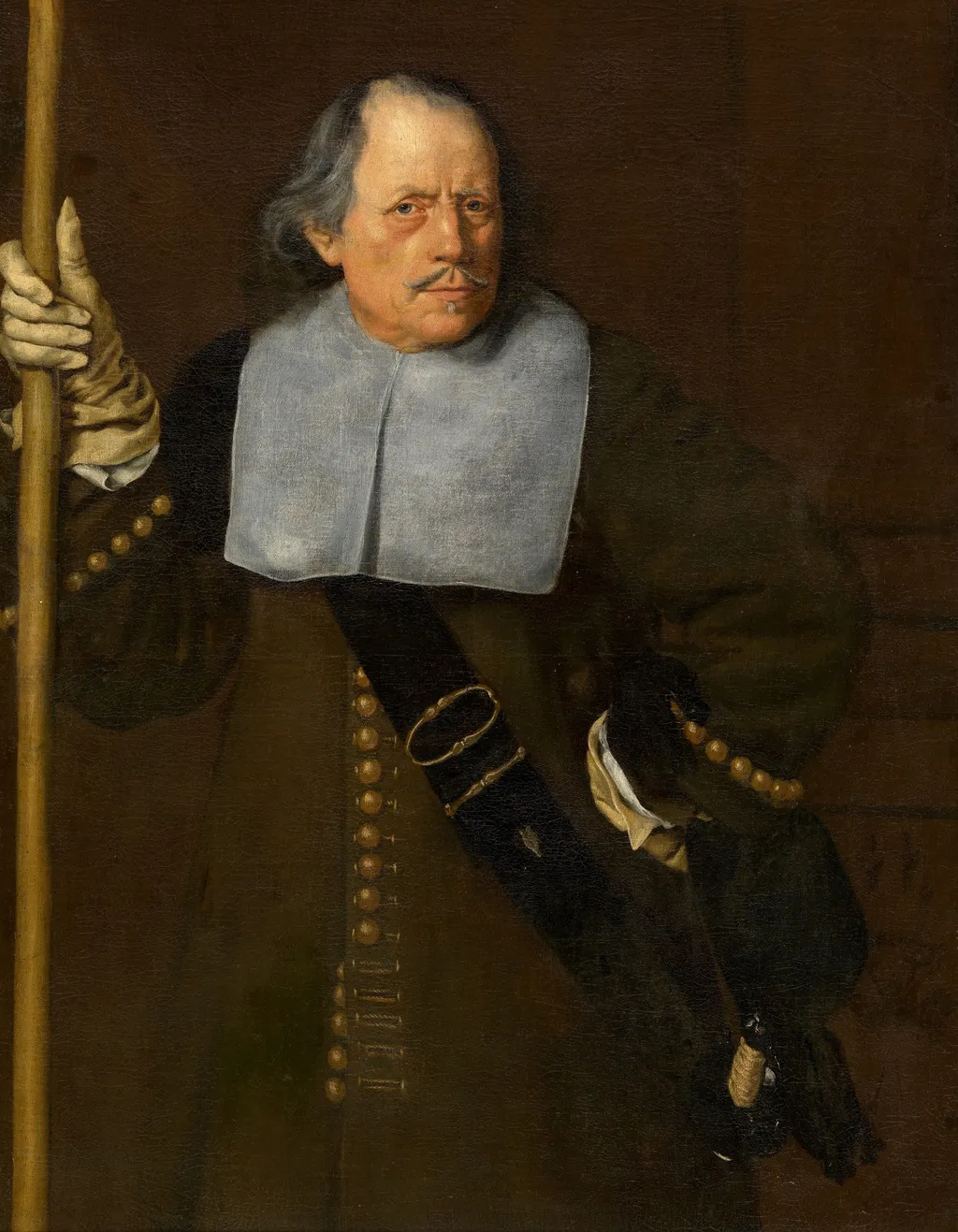 Portrait of Fovin de Hasque, by Jacob van Oost, oil, 1669