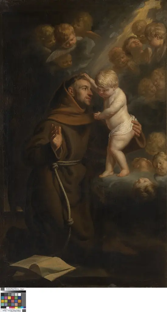 The Infant Christ appears to Saint Antony, by Jacob van Oost