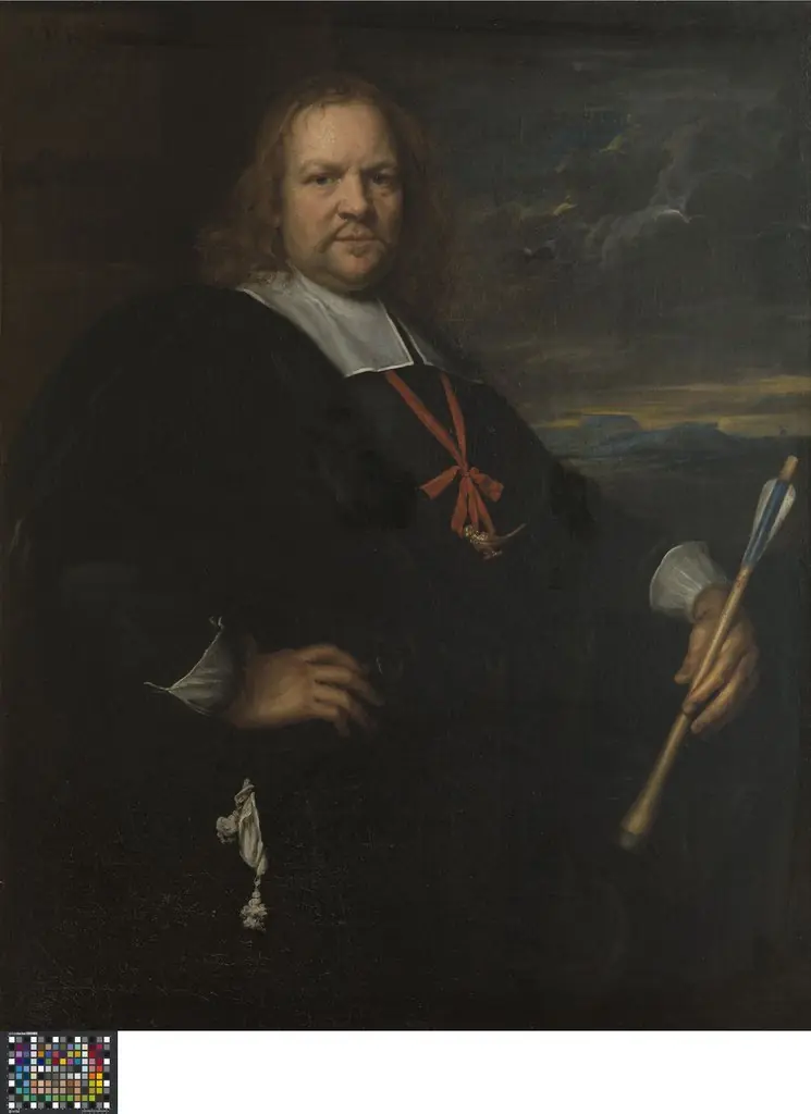 Portrait of Leonard van Kerckhove, King of the Guild of St. George in Bruges, by Jacob van Oost the Younger