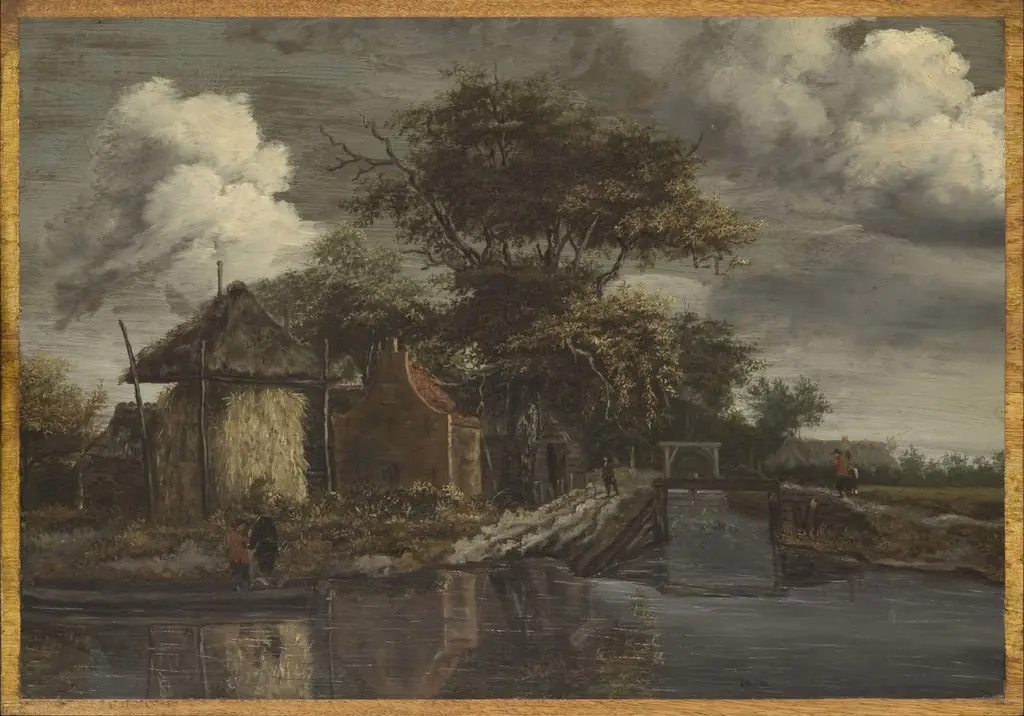 Canal, by Jacob van Ruisdael