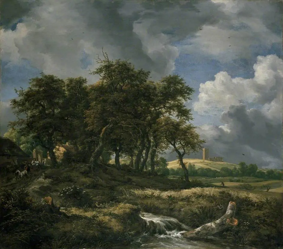Landscape near Muiderberg, by Jacob van Ruisdael