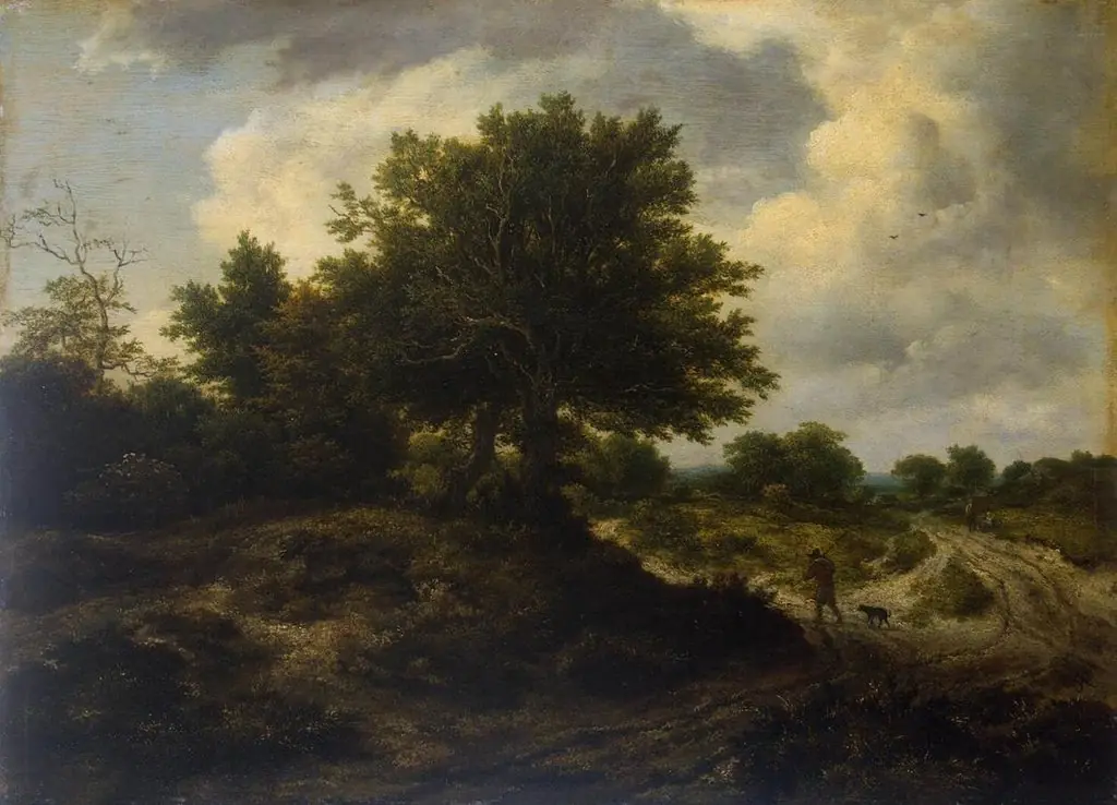 Landscape with a Traveller, by Jacob van Ruisdael