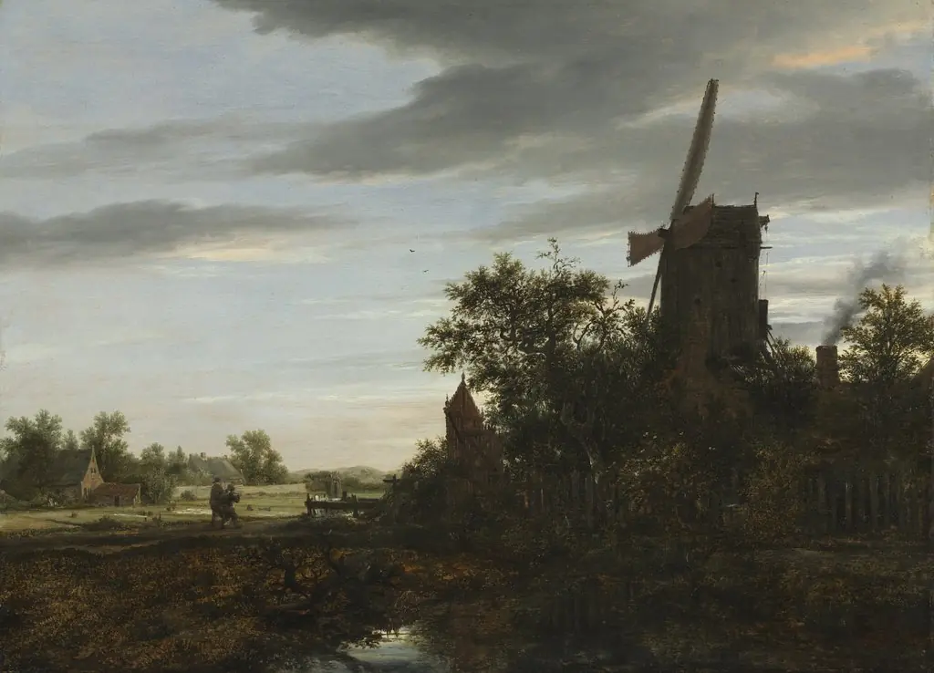 Landscape with a Windmill, by Jacob van Ruisdael