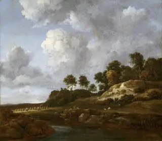 Landscape with Cornfields, by Jacob van Ruisdael