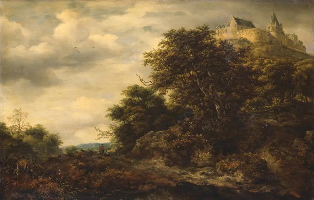Schloss Bentheim, by Jacob van Ruisdael