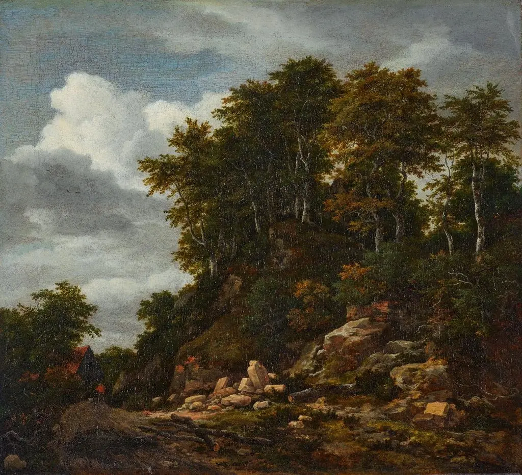 Steinbruch im Walde, by Jacob van Ruisdael