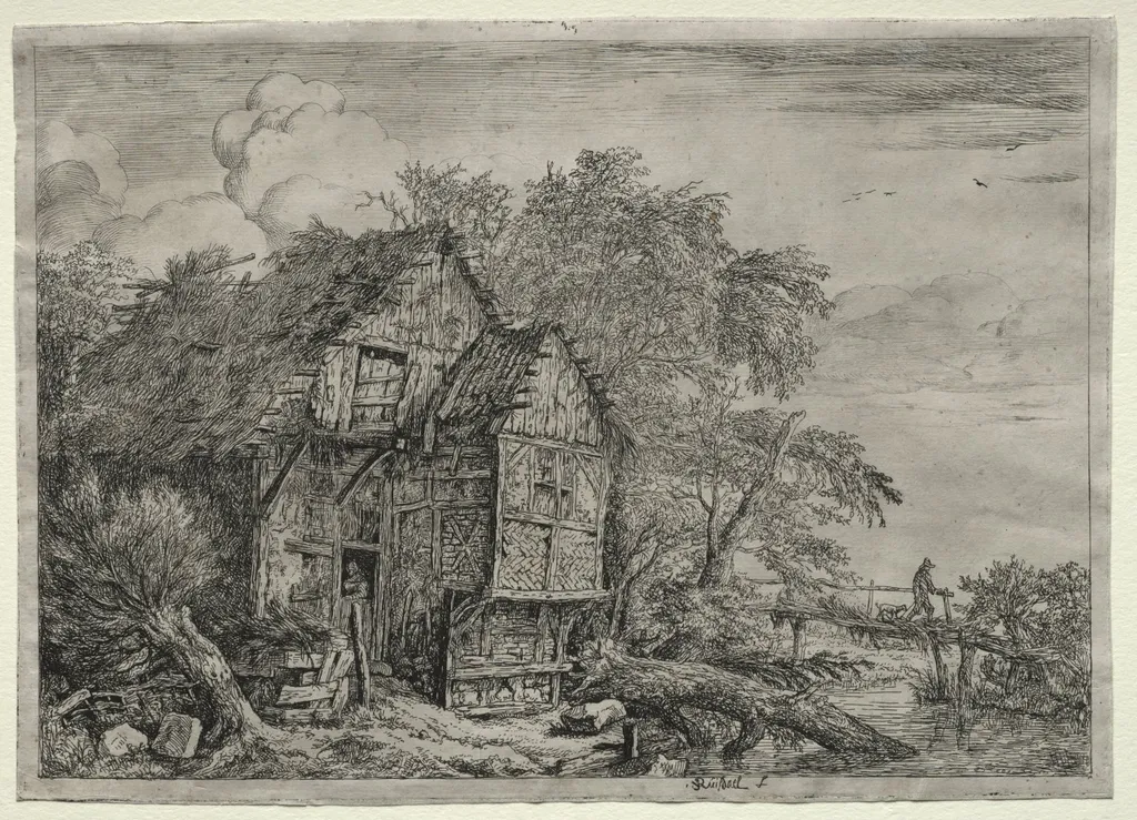 The Little Bridge, by Jacob van Ruisdael, 1650