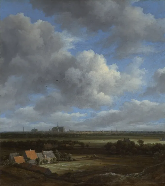 View of Haarlem from the Northwest, with the Bleaching Fields in the Foreground