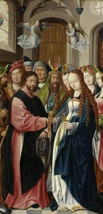 Marriage of the Virgin (polyptych), by Jacob van Utrecht