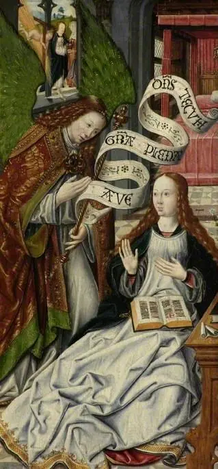 The Annunciation (polyptych), by Jacob van Utrecht