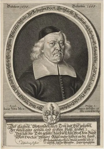 Johann Valentin Maier, by Jacob von Sandrart