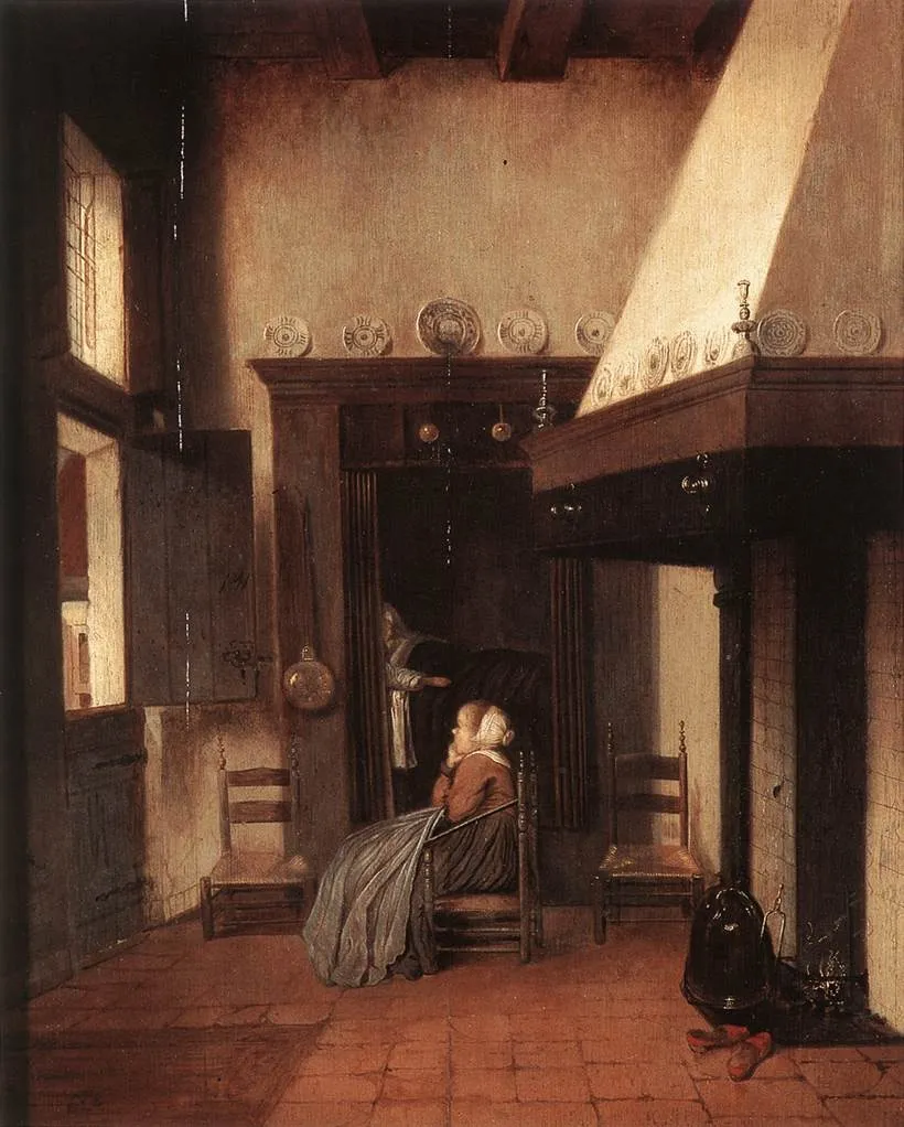 The little Nurse, by Jacob Vrel, oil, 1650