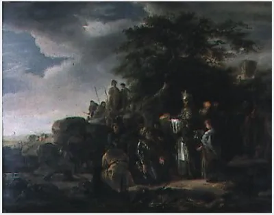 Abraham and Melchizedek, by Jacob Willemsz de Wet, unspecified, 1652