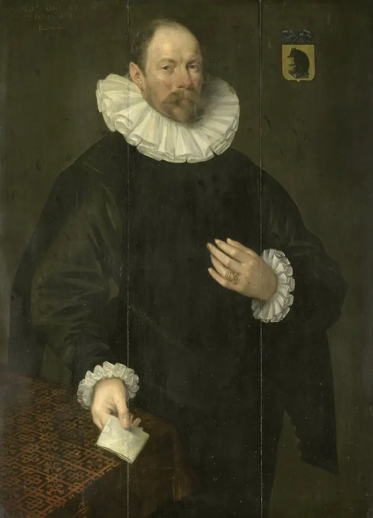 Portrait of Paulus Cornelisz van Beresteyn, Burgomaster of Delft, by Jacob Willemsz Delff