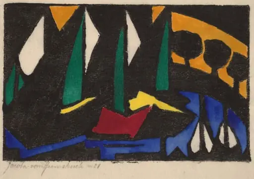 Boat and Trees, by Jacoba van Heemskerck van Beest