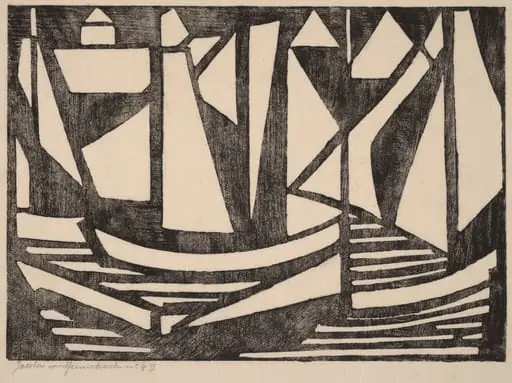 Boats, by Jacoba van Heemskerck van Beest